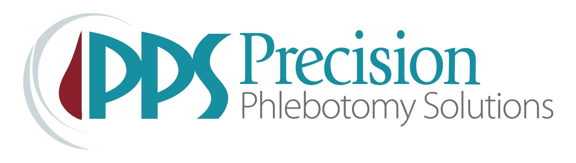 A logo of precision phlebotomy